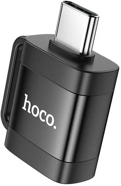 OTG Adapter USB-C - USB-A HOCO UA31C, Sort