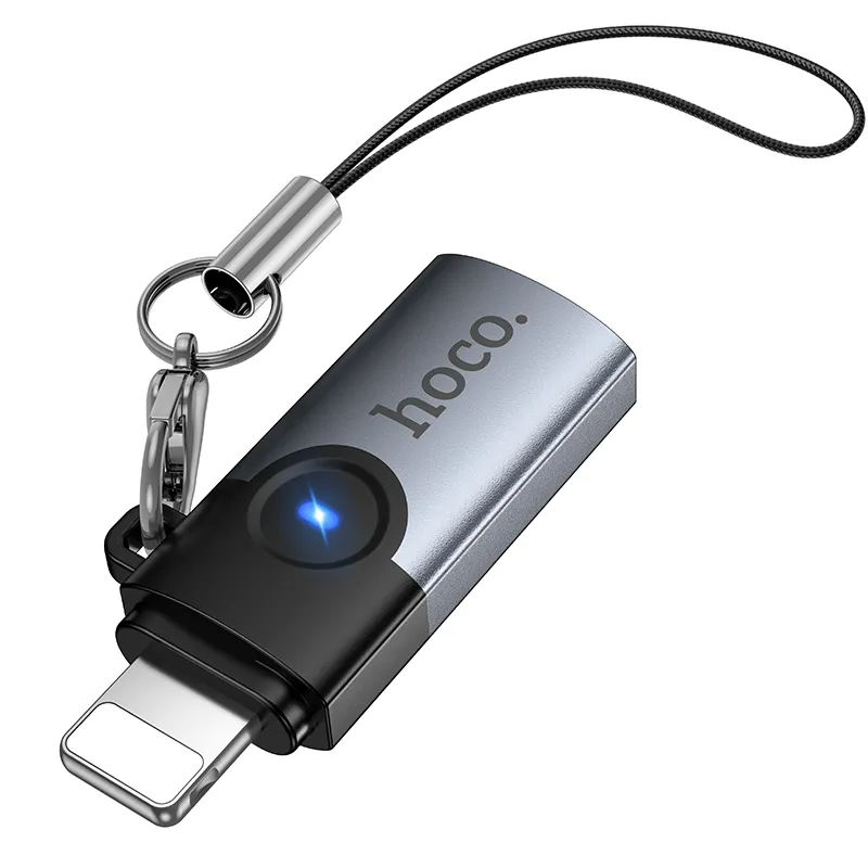 USB-C til Lightning Data- og Opladeradapter HOCO UA46A, Grå