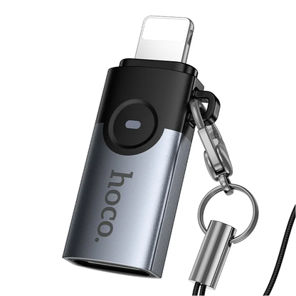 USB-C til Lightning Data- og Opladeradapter HOCO UA46A, Grå