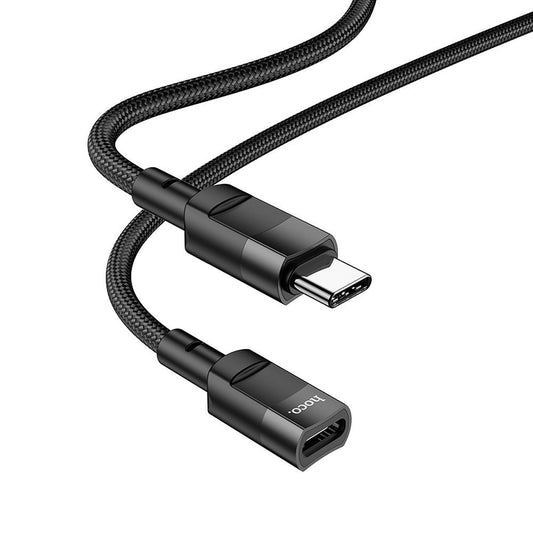 USB-C Data and Charging Adapter - USB-C HOCO U107, 1.2m, Black