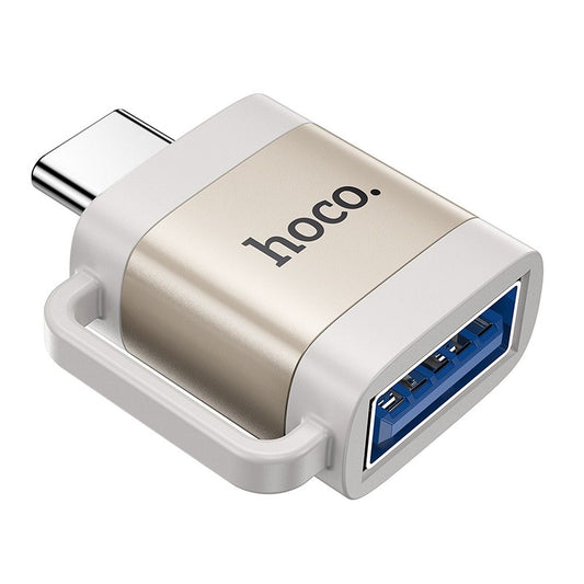 OTG USB-C to USB-A Adapter HOCO UA31C, Gray