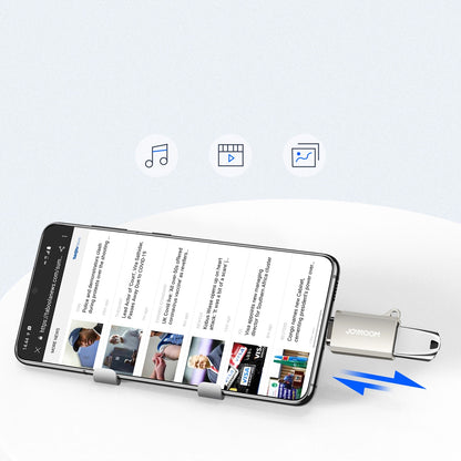 OTG Adapter USB-C - USB-A Joyroom S-H151, Sølv