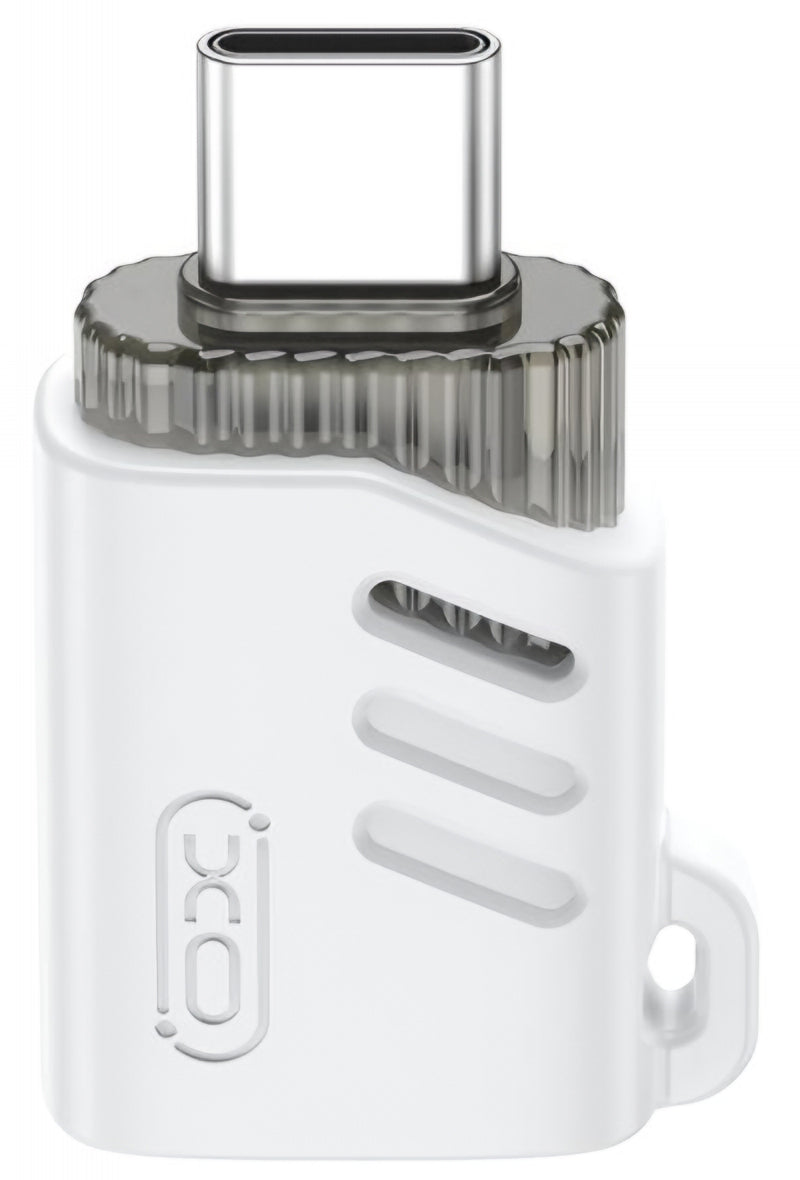 OTG USB-C - USB-A XO Design NB256B adapter, Hvid