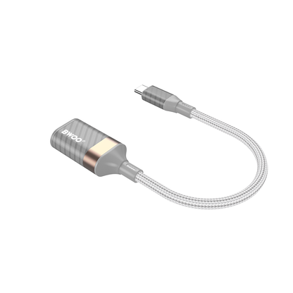 OTG USB-C - USB-A BWOO BZ69 adapter, Grå