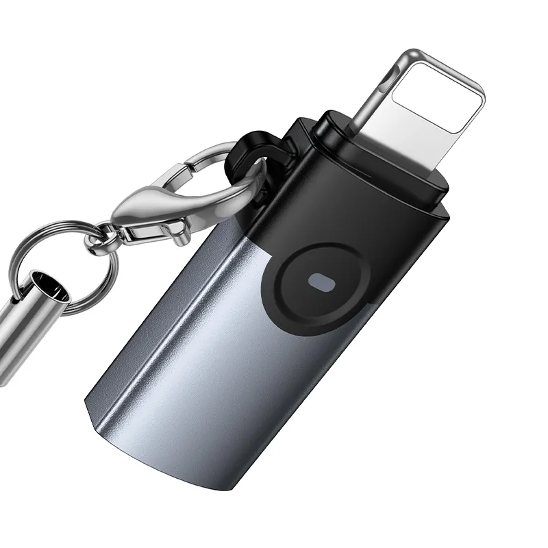 USB-C til Lightning Data- og Opladeradapter HOCO UA46A, Grå