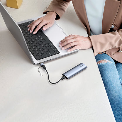 Adapter til Data og Opladning USB-C - USB-A McDodo OT-7580, Sort