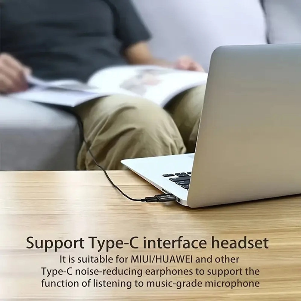 OTG Adapter USB-C - USB-A Techsuit A14 AluCoreX, Sort