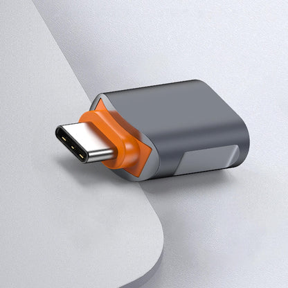 OTG Adapter USB-C - USB-A Techsuit A9 SlateVolt, Grå Orange