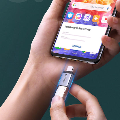 OTG Adapter USB-C - USB-A UGREEN US270 (50283), Grå