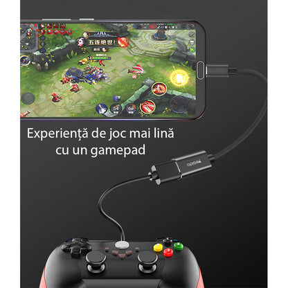 OTG Adapter USB-C - USB-A Yesido GS01, Sort