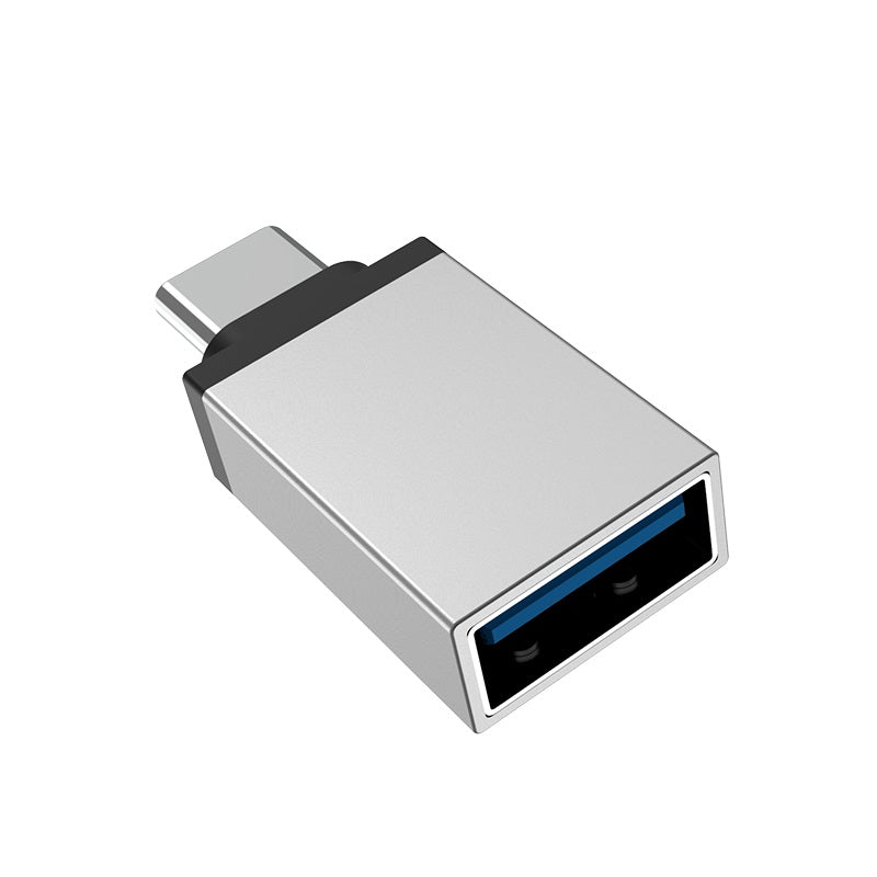OTG USB-A - USB-C adapter Borofone BV3, Sølv