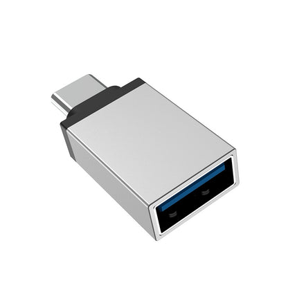 OTG USB-A - USB-C adapter Borofone BV3, Sølv