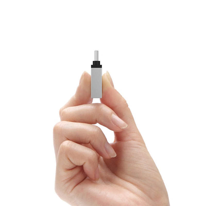 OTG USB-A - USB-C adapter Borofone BV3, Sølv