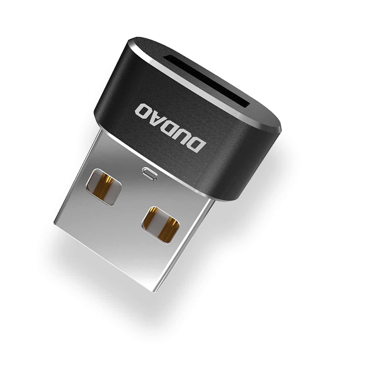 USB-C til USB-A data- og opladningsadapter Dudao L16AC, sort