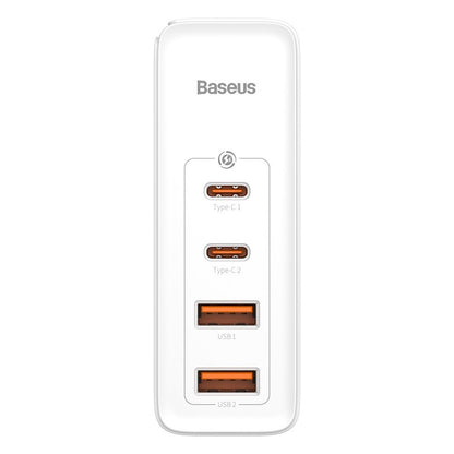 Netværksoplader Baseus Gain2 Pro, 100W, 3A, 2 x USB-A - 2 x USB-C, hvid CCGAN2P-L02