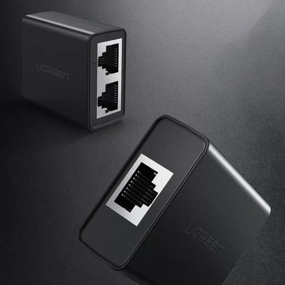 Netværksadapter UGREEN CM210, RJ45 - 2 x RJ45, Sort