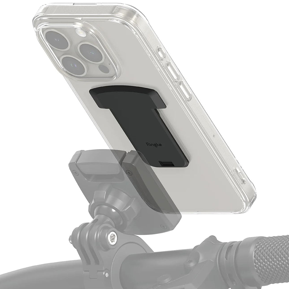 Ringke Quick & Go Telefonadapter til Cykelholder, Sæt med 2 stykker, Sort