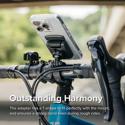 Ringke Quick & Go Telefonadapter til Cykelholder, Sæt med 2 stykker, Sort