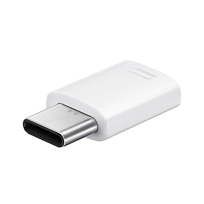 Samsung microUSB til USB-C data- og opladningsadapter, hvid EE-GN930BWEGGWW