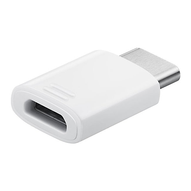 Samsung microUSB til USB-C data- og opladningsadapter, hvid EE-GN930BWEGGWW
