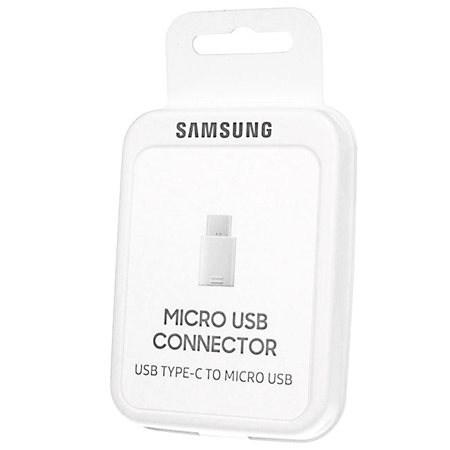 Samsung microUSB til USB-C data- og opladningsadapter, hvid EE-GN930BWEGGWW