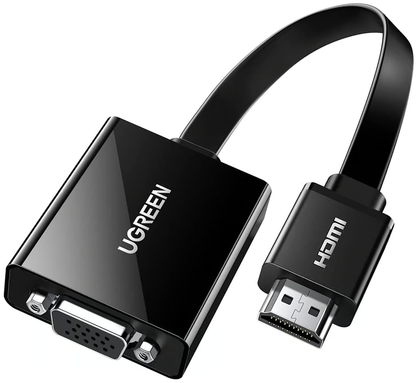 UGREEN CM611 Videoadapter (90813), HDMI - VGA, 1080P, Sort