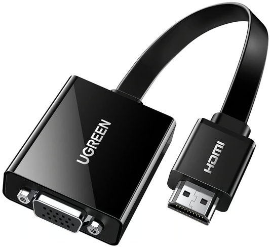UGREEN CM611 Videoadapter (90813), HDMI - VGA, 1080P, Sort