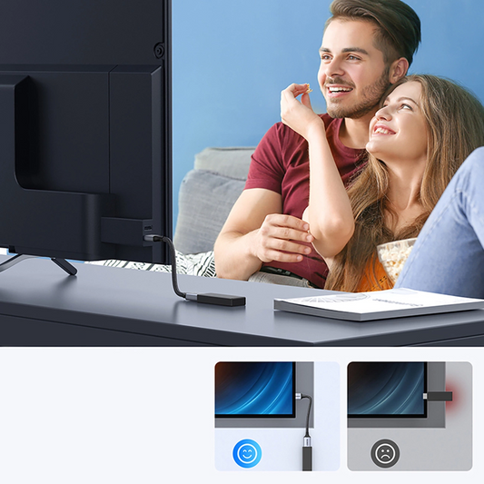 Videoadapter UGREEN HD165, HDMI - HDMI, 8K, Grå