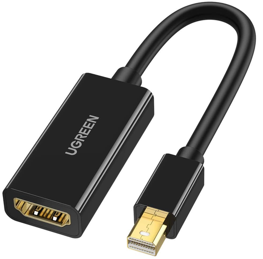 Videoadapter UGREEN MD112, MiniDisplayPort - HDMI, Sort