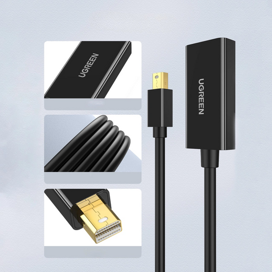 Videoadapter UGREEN MD112, MiniDisplayPort - HDMI, Sort