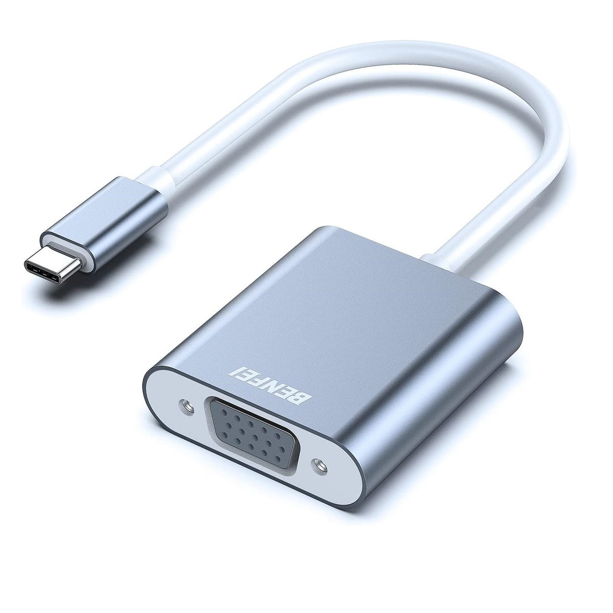 USB-C til VGA Videoadapter Benfei, Grå