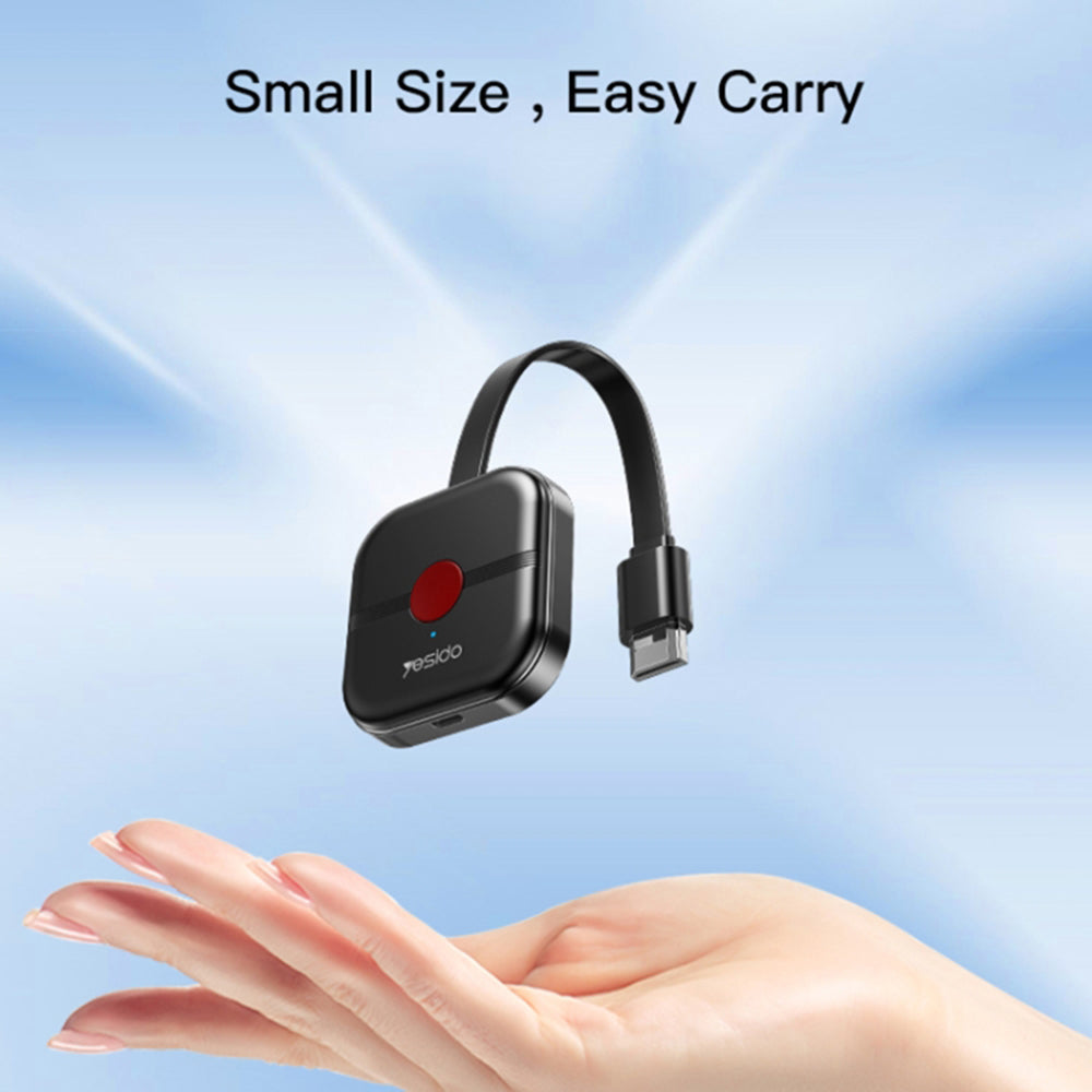 Trådløs Multimedia Adapter Yesido TV10, Sort