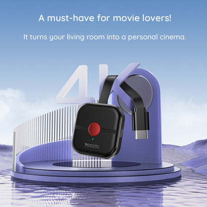 Trådløs Multimedia Adapter Yesido TV10, Sort