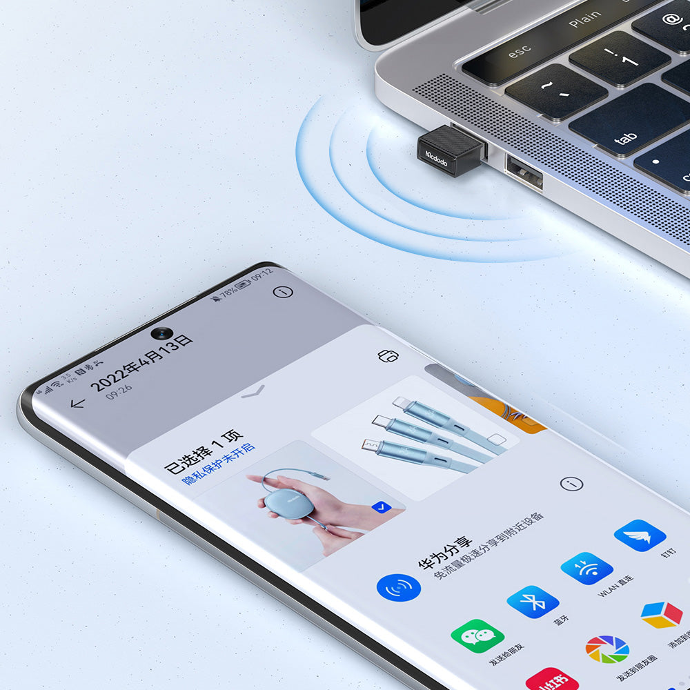 Trådløs adapter McDodo OT-1580, Sort