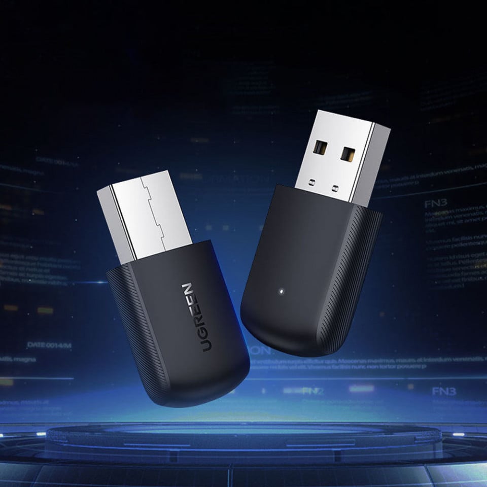 Trådløs adapter UGREEN CM448, Dual Band, Sort