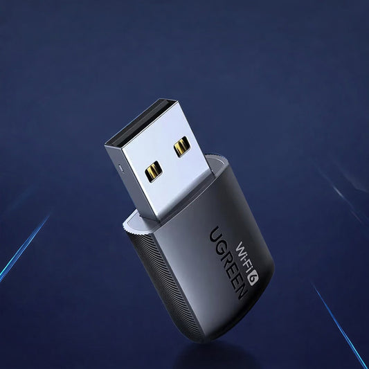 Trådløs adapter UGREEN CM762 (35264), Dual Band, Wi-Fi 6, 600Mbps, Sort