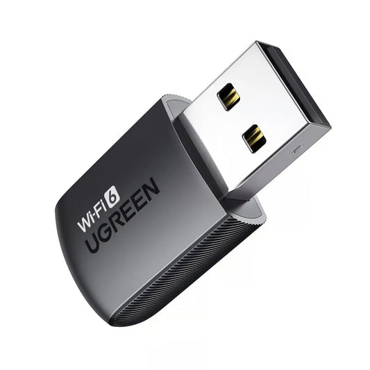 Trådløs adapter UGREEN CM762 (35264), Dual Band, Wi-Fi 6, 600Mbps, Sort