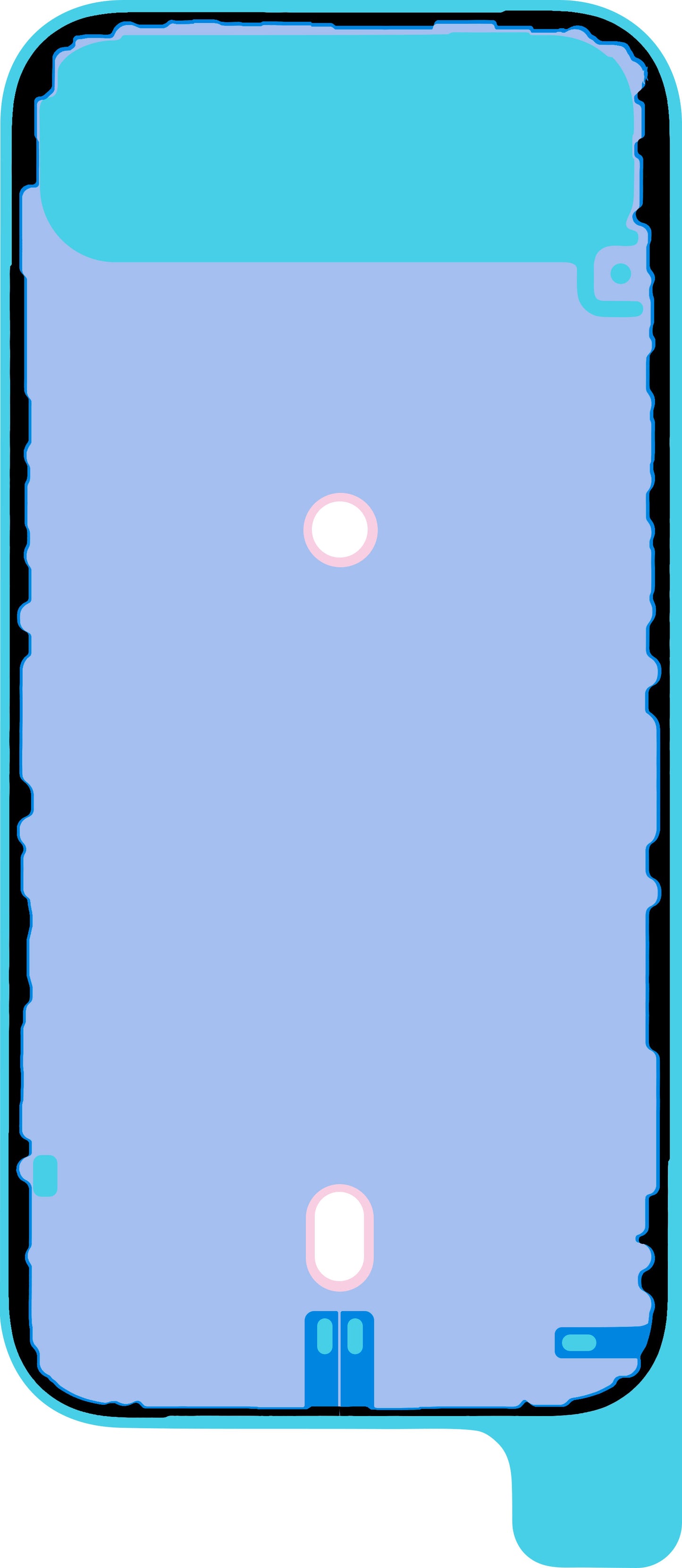 Klæbemiddel til batteridæksel Apple iPhone 17 Air, Servicepakke 923-12838