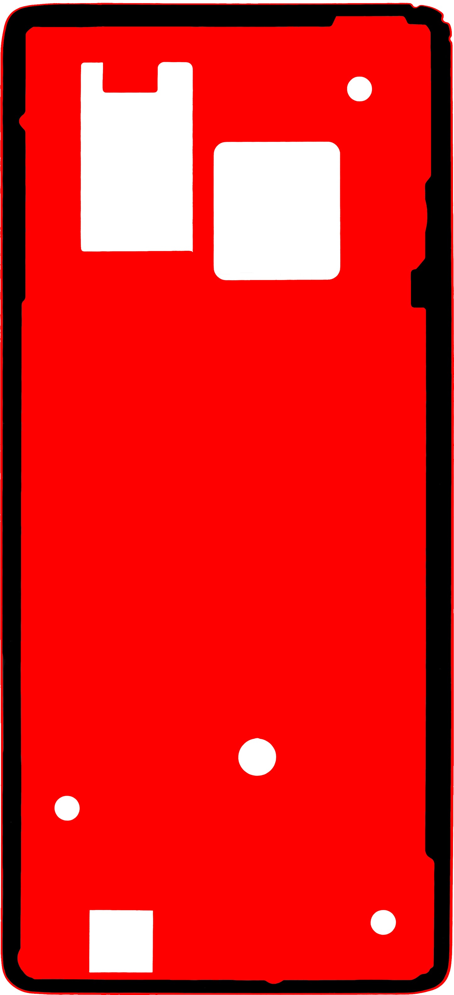 Klæbemiddel til batteridæksel Motorola Moto G85, Servicepakke 5948C24892