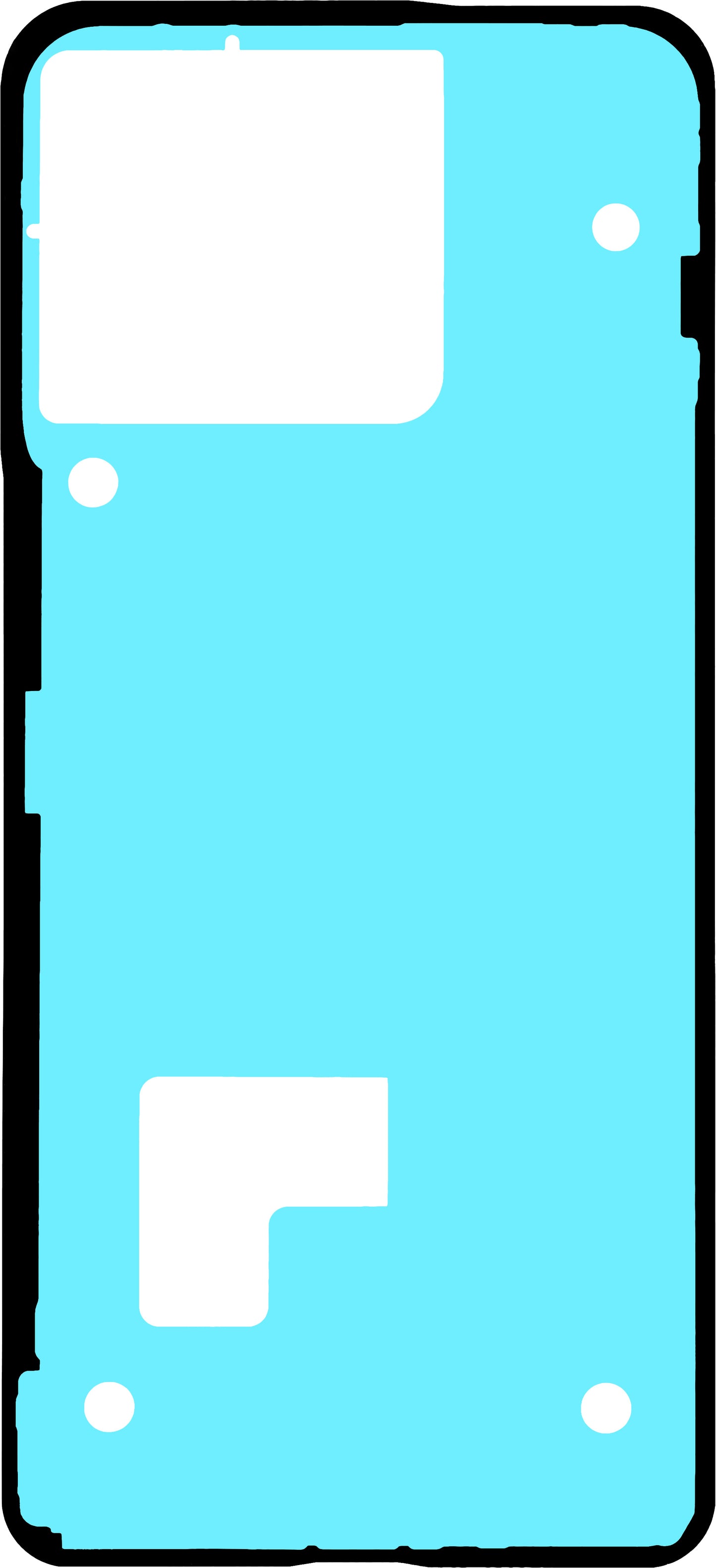 Klæbemiddel til batteridæksel Motorola Edge 70, Servicepakke 5D78C31618