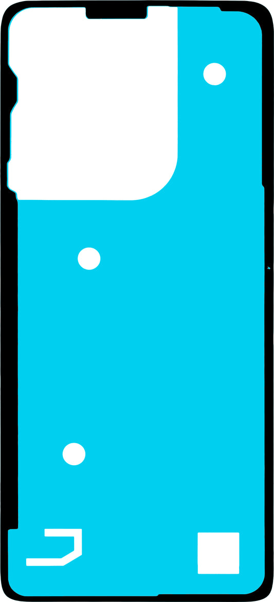 Klæbemiddel til batteridæksel Motorola Moto G75, Service Pack 5948C28908