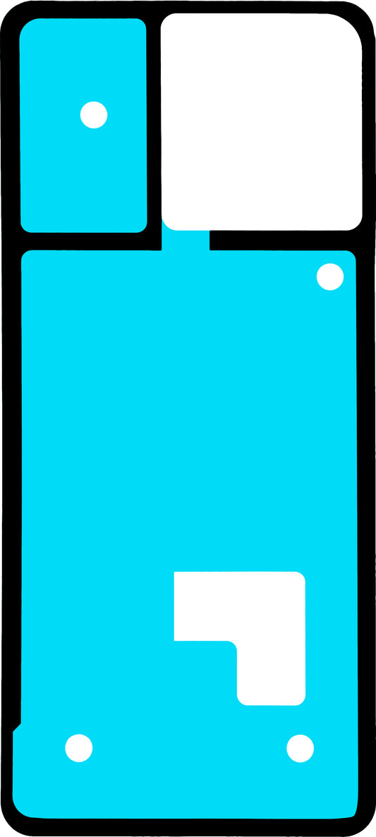 Batteridækselklæb Motorola Edge 50, Service Pack 5D78C24908