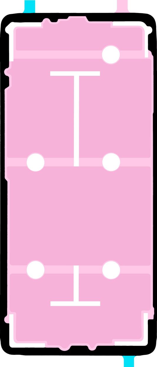 Klæbemiddel til batteridæksel Realme GT 7, Servicepakke 612717000517