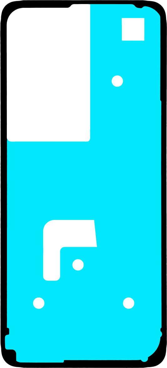 Klæbemiddel til batteridæksel Realme C75, Servicepakke 612714001225