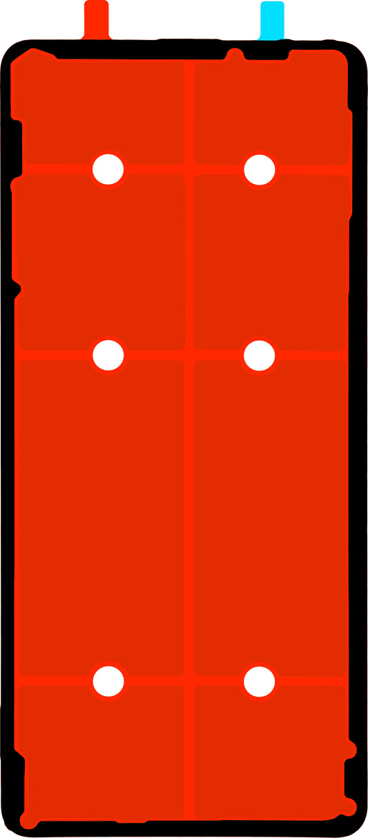 Klæbemiddel til batteridæksel Realme GT 6, Servicepakke 612717000253
