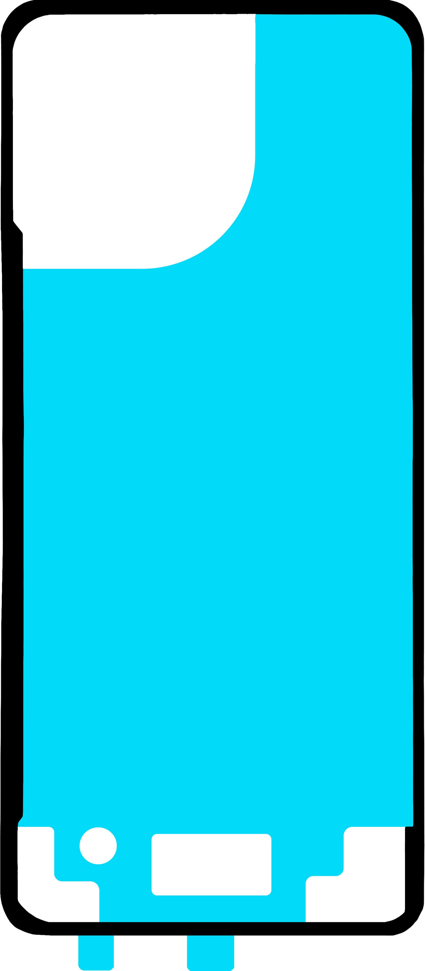 Batteridækselklæb Xiaomi Poco X7 Pro