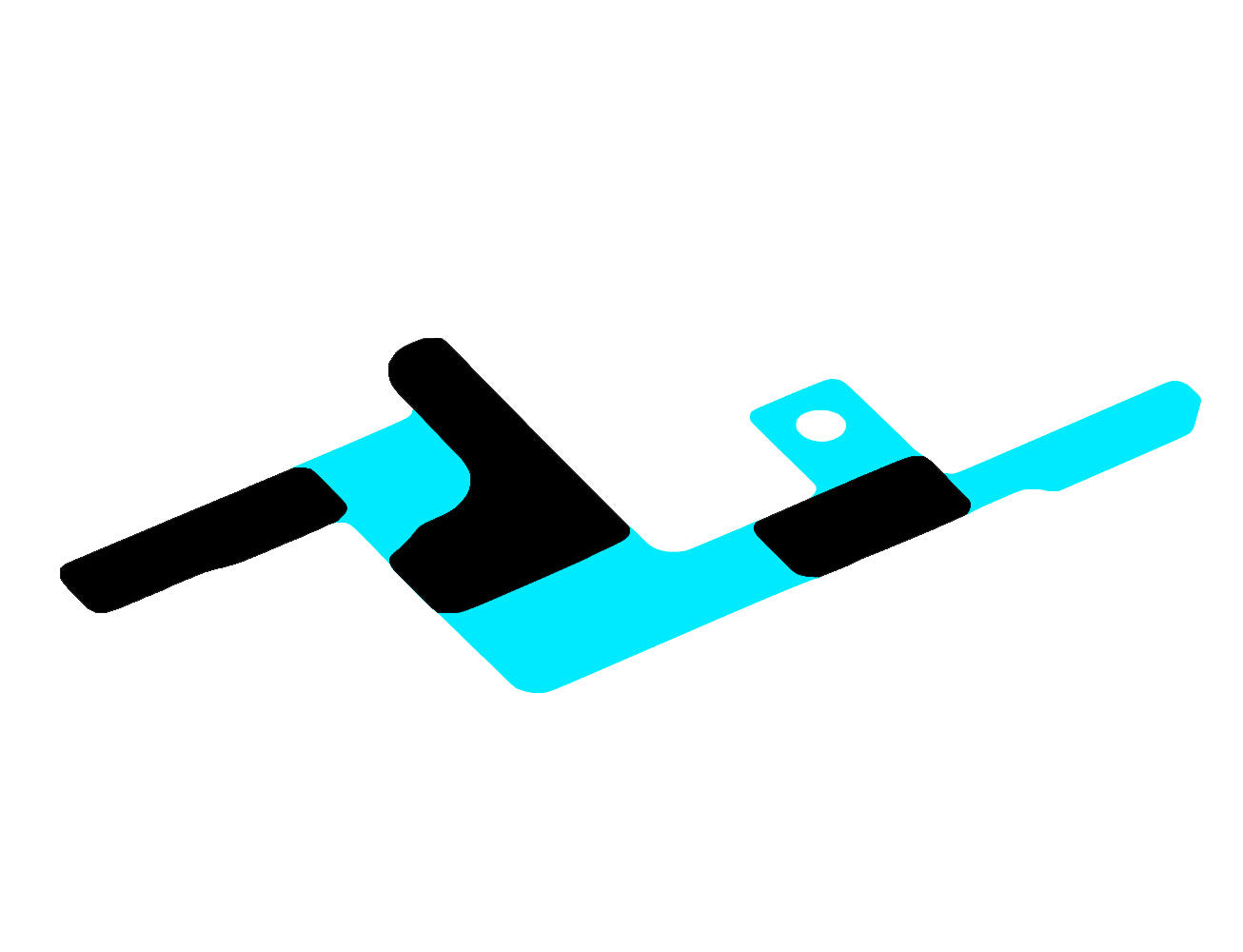 Klæbemiddel til Huawei Mate X7 skærm, Type 2, Under Indre, Servicepakke 51630NAF