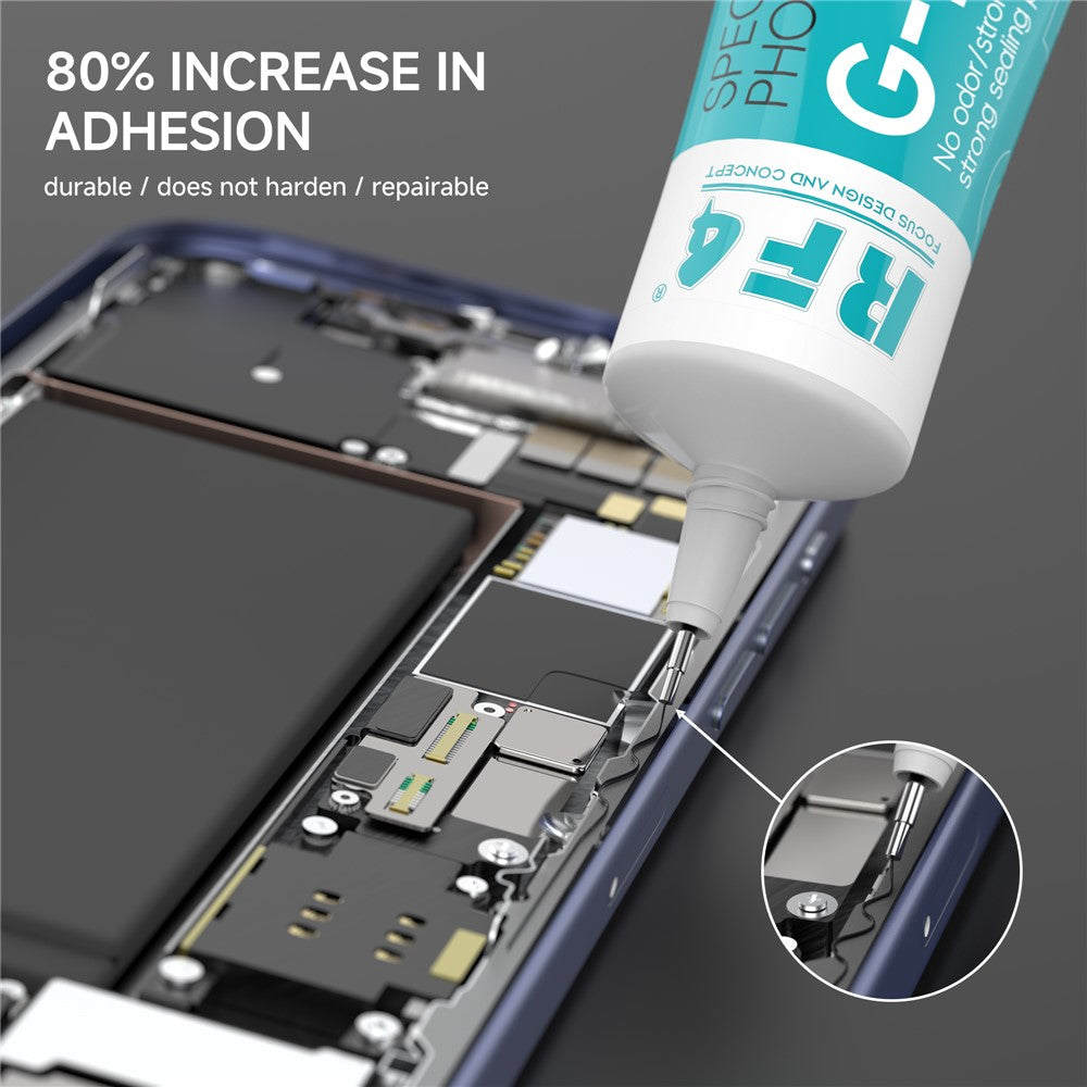 RF4 G-Phone Flydende Lim, 60ml, Transparent