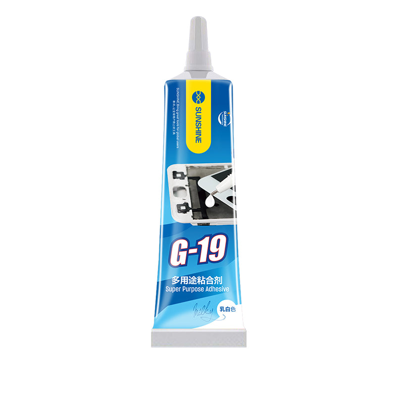 Sunshine G-19 Flydende Lim, 50ml, Hvid