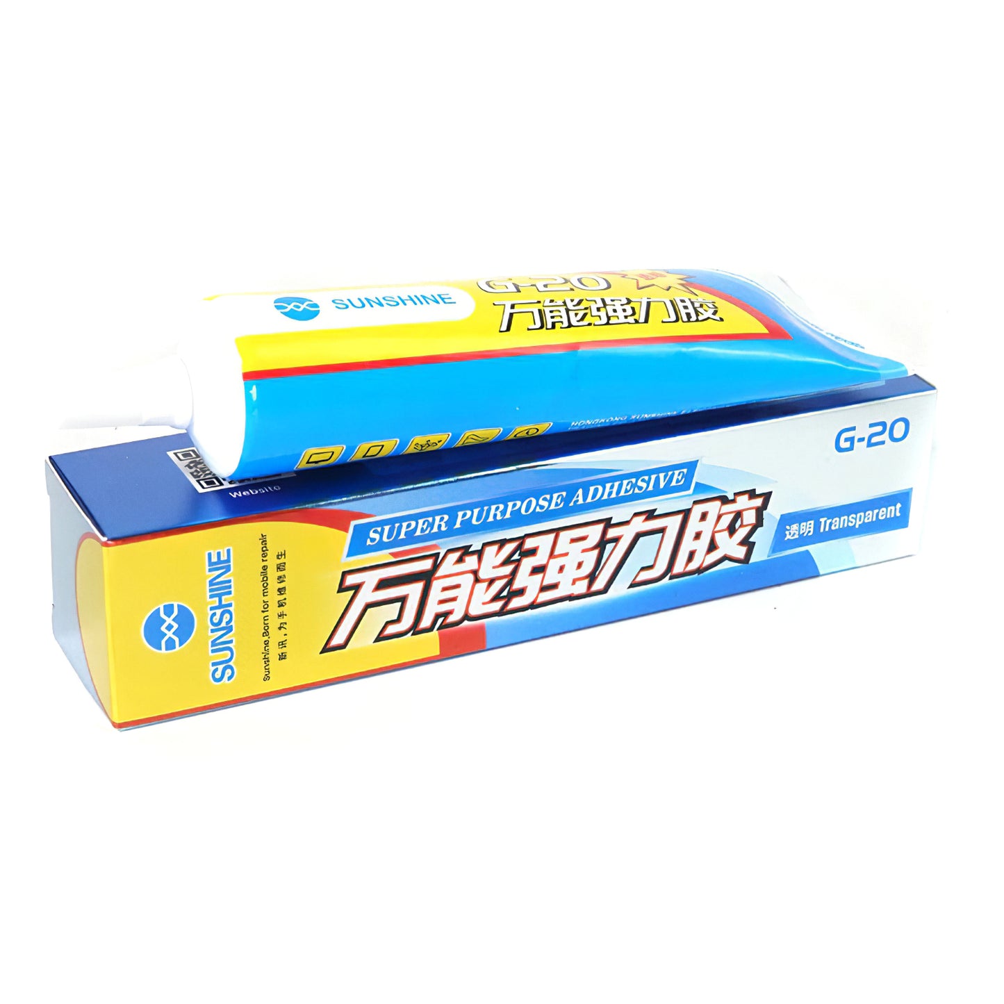 Sunshine G-20 Flydende Lim, 50ml, Transparent